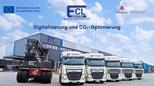 EFRE Projekt ECL – Digitalisierung und CO₂-Optimierung der Maßnahme Nachhaltige Logistik